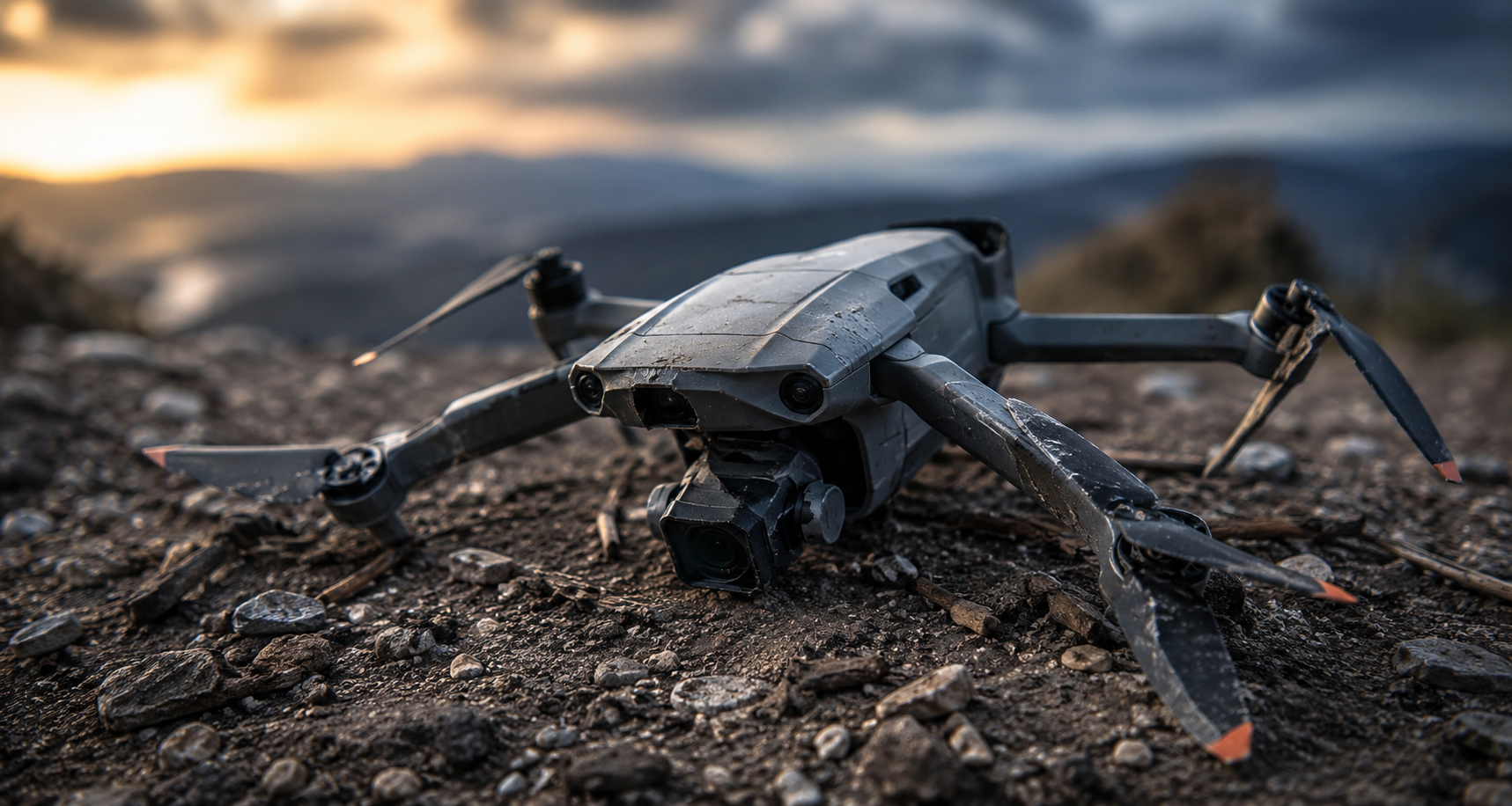 Drone em manutenção