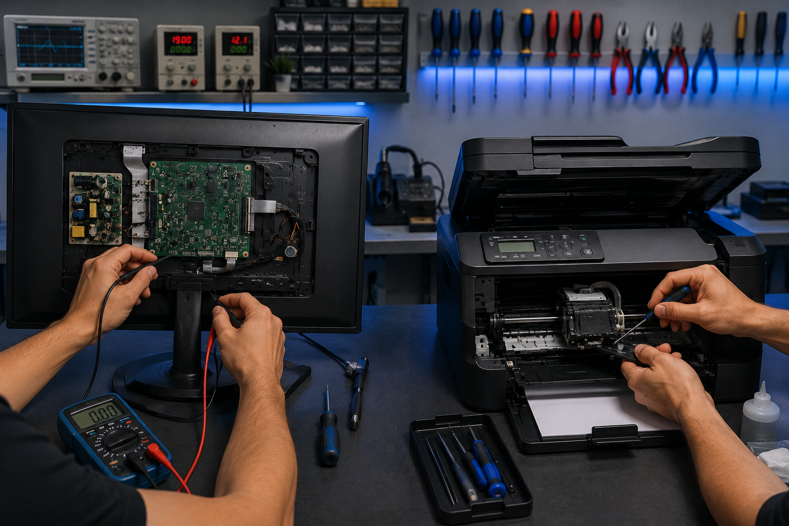 Manutenção de monitores e equipamentos eletrônicos em Ubatuba